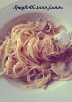 Foto resep Spaghetti saus jamur