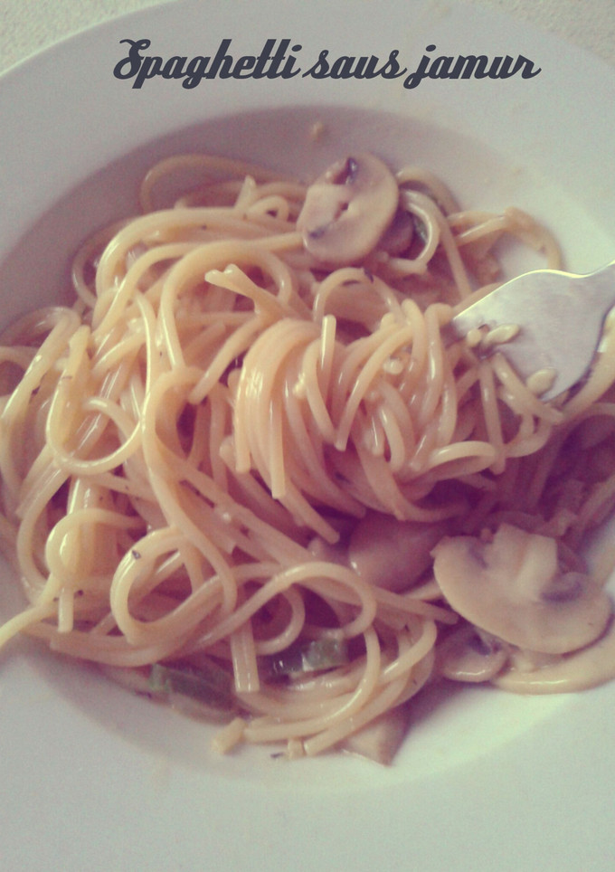 Foto resep Spaghetti saus jamur