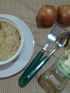 Foto resep Spicy Chicken Baked Rice