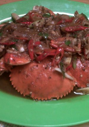 Foto resep Kepiting Masak Madu dan Lada Hitam