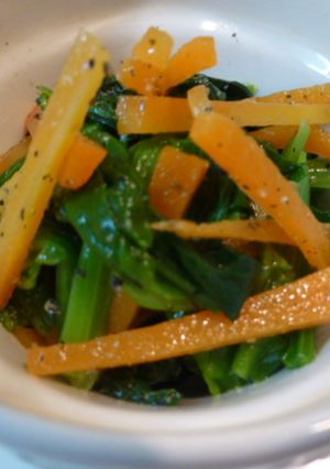 Foto resep Salad horenso dan wortel