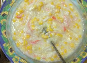 Foto resep Sup crabstick jagung