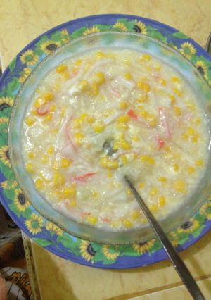 Foto resep Sup crabstick jagung