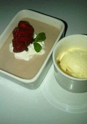 Foto resep pudding coklat cepat