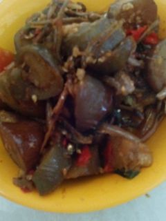Foto resep balado terong teri