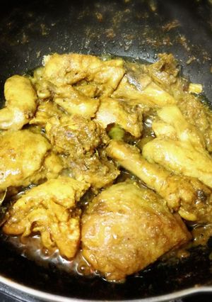Foto resep ayam kuning goreng bakar praktis