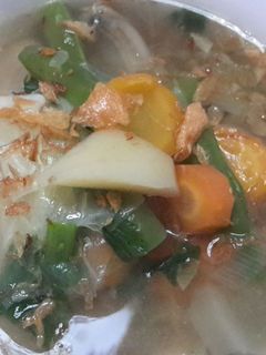 Foto resep sup sayur ayam kampung spesial nikmat