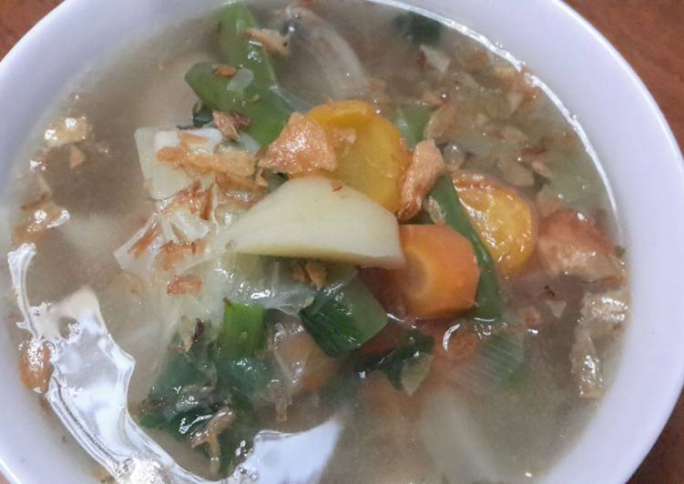 Cara Gampang Membuat sup sayur ayam kampung spesial nikmat yang Menggugah Selera
