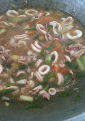 Foto resep cumi saus tiram suami betah di rumah