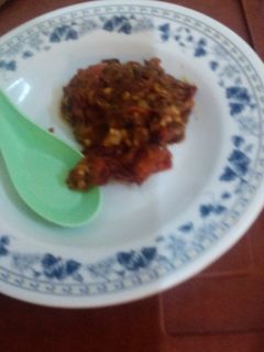 Foto resep sambel merah terasi