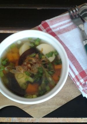 Foto resep Vegetable Tofu Soup