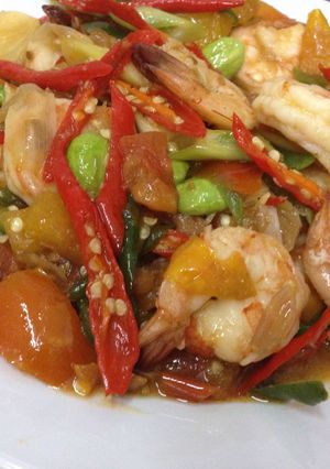Foto resep Ala mami: Udang Tauco Medan Tahun Baru!