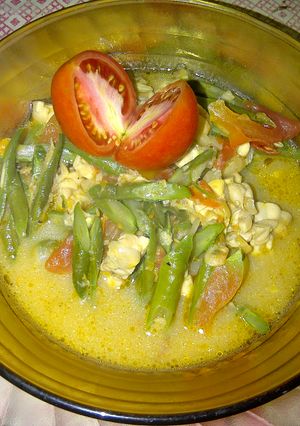 Foto resep tempe kuah santan ala yuni setiawan