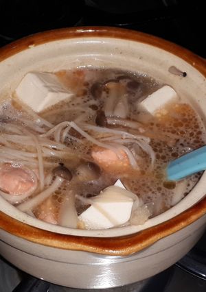 Foto resep Salmon Misoshiru
