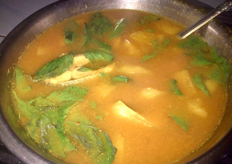 Resep ikan bandeng lempah nanas (Bangka) yang Lezat