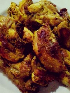 Foto resep Ayam panggang bumbu kuning
