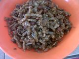 tempe kering teri asam manis