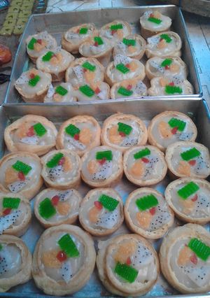 Foto resep kue sus fla buah 