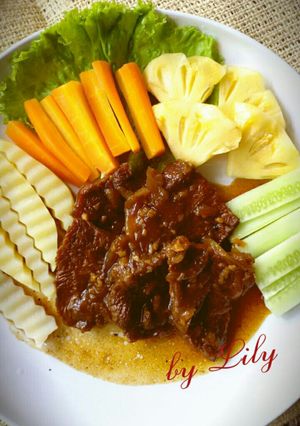 Foto resep Bistik daging(Bistik jawa)