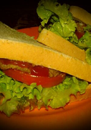 Foto resep Roti lapis daging
