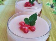 Gambar puding buah delima