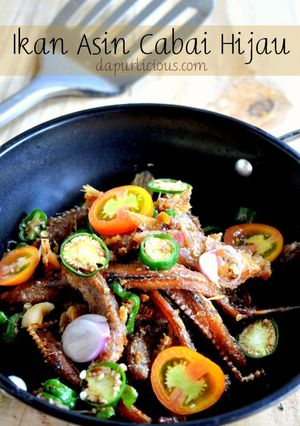 Foto resep Ikan Asin Cabai Hijau