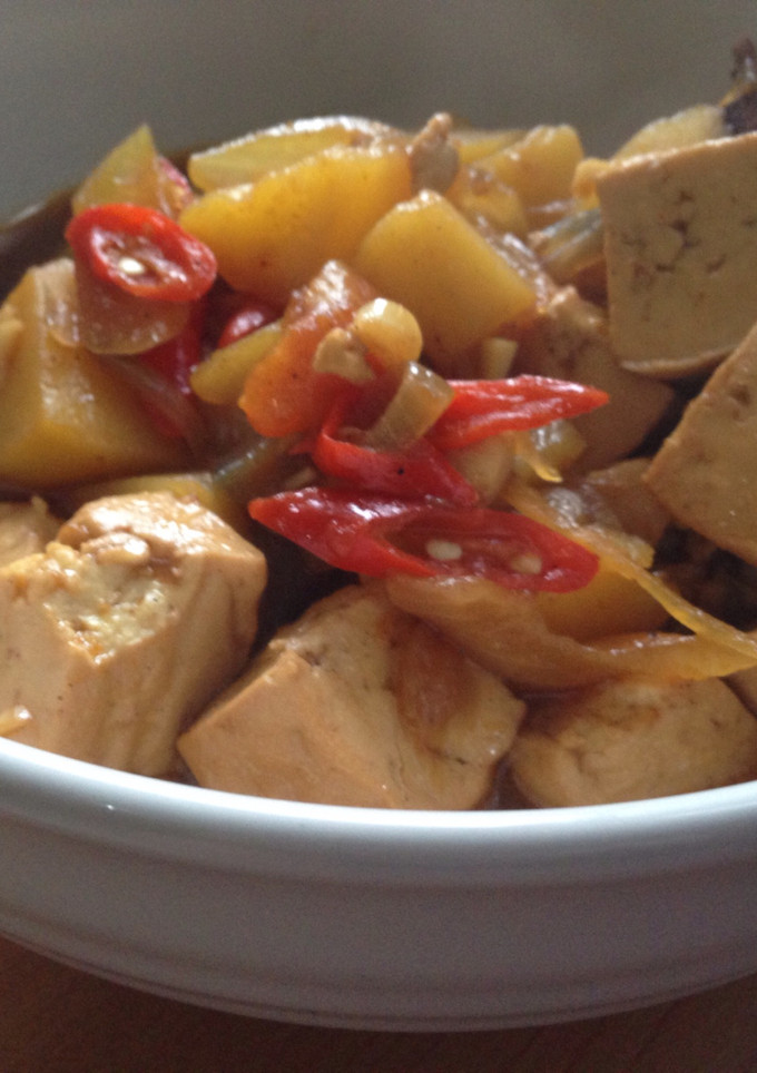 Foto resep Semur sederhana tanpa daging