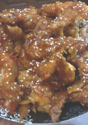 Foto resep Yangnyeom Tongdak si Ayam Goreng Pedas Manis ala Korea 양념통닭