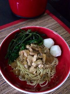 Foto resep Lo Mie Kangkung Spesial