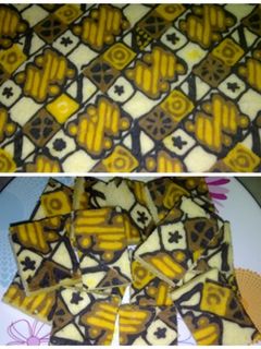 Foto resep Cake Batik Kukus Tanpa Mentega 