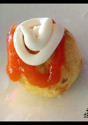 Foto resep Pancake bola sosis keju by DapurAmih