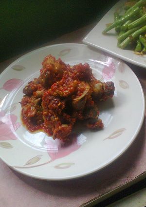 Foto resep balado hati ampela pedas manis