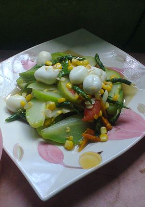 Foto resep labu siam japuy (jagung puyuh)