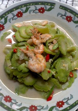 Foto resep Tumis Pare Udang Belimbung Wuluh