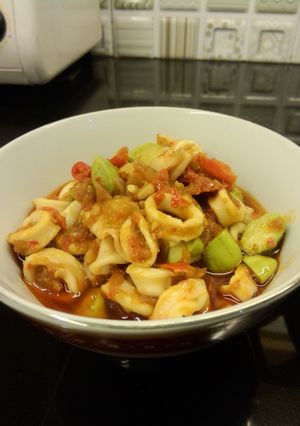 Foto resep Balado cumi with petai