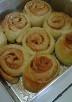 Foto resep Eggless Cinnamon Rolls