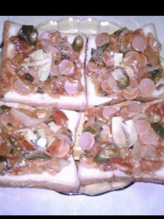 Foto resep pizza roti tawar