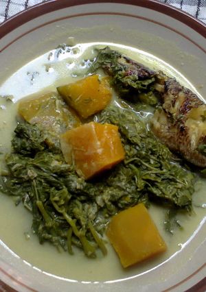 Foto resep Gulai Daun Singkong Dadakan