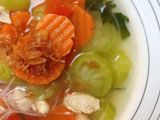 Sup Wortel Gambas (Oyong)