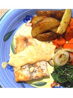 Foto resep dory with cheese sauce