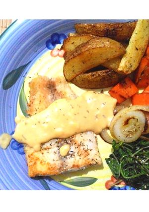 Foto resep dory with cheese sauce