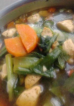 Foto resep Sop Sawi Tofu Pedas
