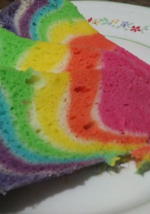 Foto resep Bolu Kukus Pelangi 