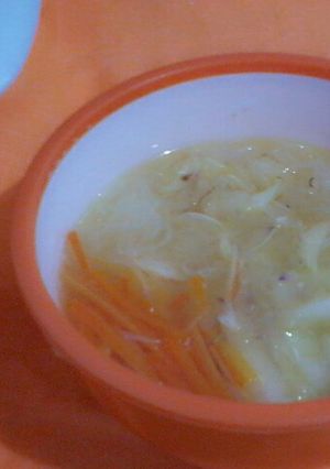 Foto resep sup timun, bihun dan wortel