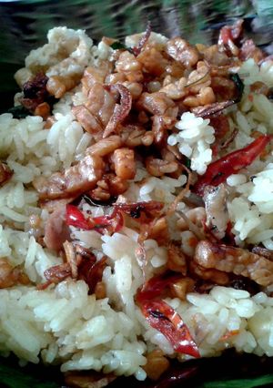 Foto resep Nasi Bakar Ayam Teri