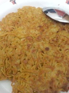 Foto resep Omelet mie goreng