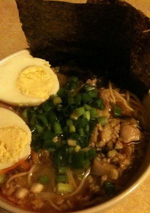 Foto resep Simple Home-made Spicy Miso Ramen