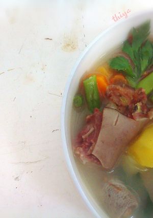 Foto resep sop buntut bumbu instan