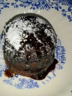 Foto resep Chocolate molten lava cake kukus