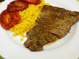 Beef Steak & Curry Couscous